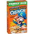thumbnail image 1 of Cap'n Crunch's Peanut Butter Crunchy Cereal, Family Size (18.8 oz), 1 of 7