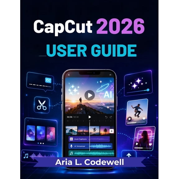 CapCut 2026 User Guide: Simple Lessons for AI Video Creation, Reels, Shorts, Auto Captions, Templates, Effects, and Soci, (Paperback)