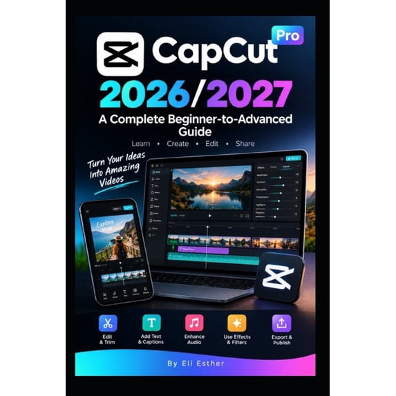 CapCut Pro 2026/2027: A Complete Beginner-to-Advanced Guide, (Paperback ...