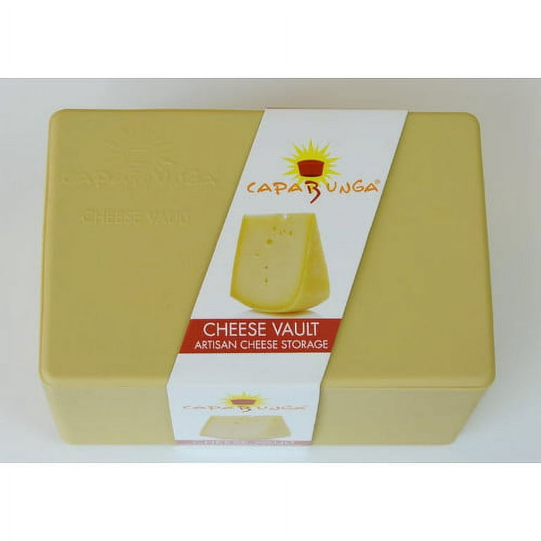 Capabunga Cheese Vault Reusable Storage Container, Set of 2, 3