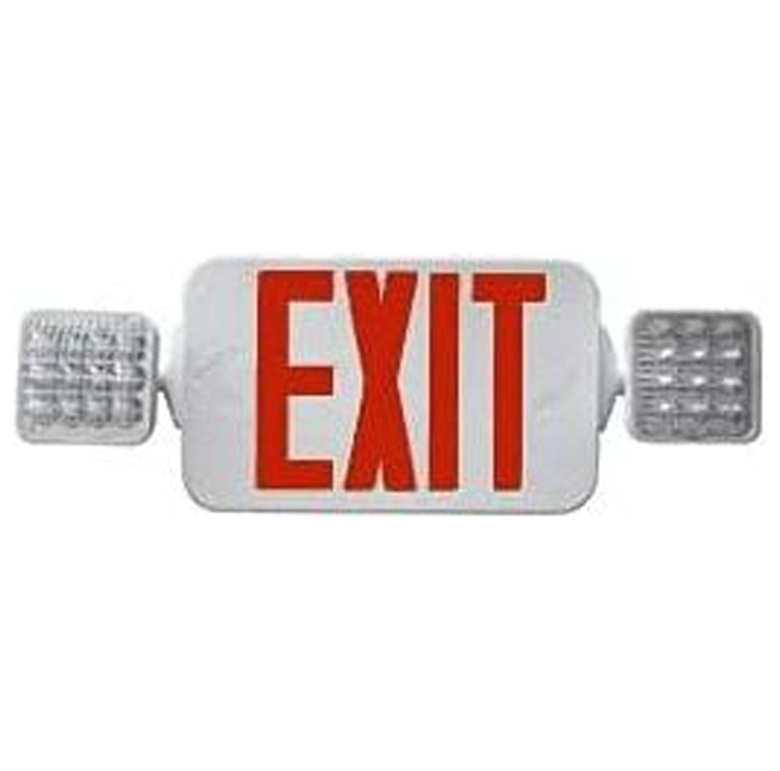 Capable LED Exit Emergency Light Combo