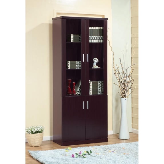 Capacious Bookcase With 2 Adjustable Shelves.