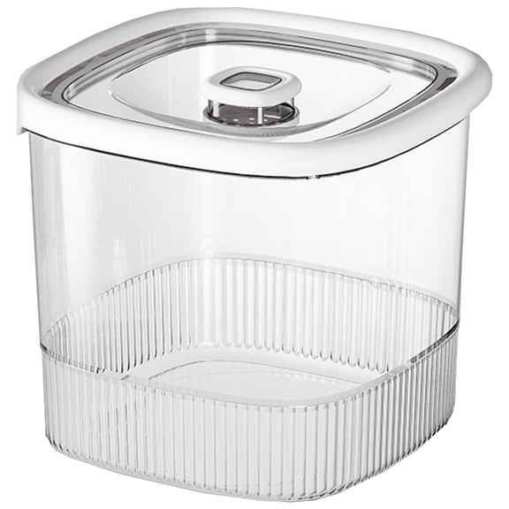 Capacious Tight Food Storage Jar For Cereals And Dry Merchandise Clear Kitchen Container Permanent ABS PET Substance