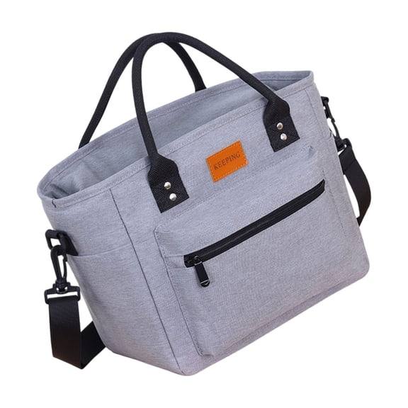 Capacious Warm Lunch Container For Dining Work Travel Impermeable Simple Mealbox Shipper With Reinforced Pulls