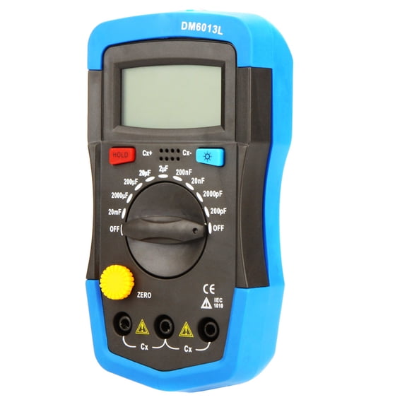 Capacitance Multimeter DM6013L Handheld Digital Capacitance Meter Capacitor w/ LCD Backlight