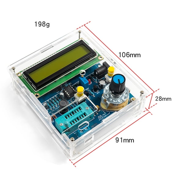 Capacitance and inductance frequency meter,51 Tester Circuit Meter Diy Kit Diy Kit 51 Inductance Meter Kit 51 Tester Buzhi Kit. Wotao