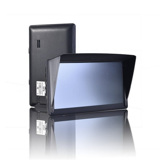 Capacitive Screen 800*480 Capacitance 8G256MB+Sunshade Bluetooth AVIN Navitel Europe Map Sat Nav Truck GPS Navigatior ,Flexible Double Bracket Installation