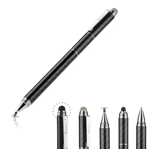 Capacitive Stylus Pen 4 In 1 High Sensitivity & Precision Touch Screen Clear Dis