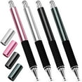 thumbnail image 1 of Capacitive Stylus Pen (4 Pack), Universal Stylist Pens 2 in 1 Precision Series Fine Point Disc Touch Screen for iPhone/iPad/Android/Tablet and All Screens, 1 of 6