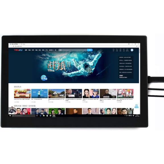 Capacitive Touch Screen HDMI IPS LCD V1 in 13.3inch with Case Supports 4B/3B+/3B etc. Compatible with Jetson Nano/PC