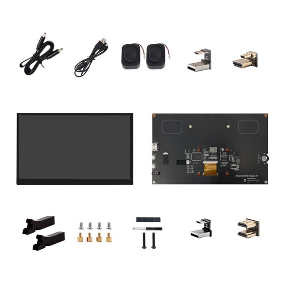 Capacitive Touchable Screen LCD Capacitive Display 10.1inch 1024x600 HDTV Capacitive Touchable Display Screen For 3B+ 4B