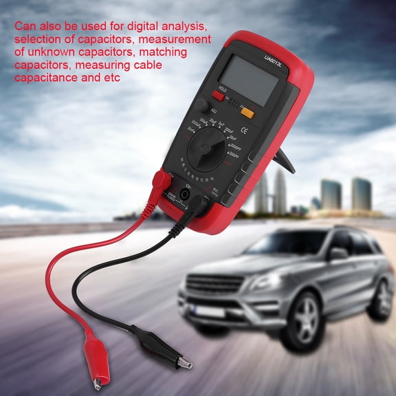 Capacitor Meter Tester, Backlighting Meter Tester Capacitan, Battery Powered For Digital Analysis