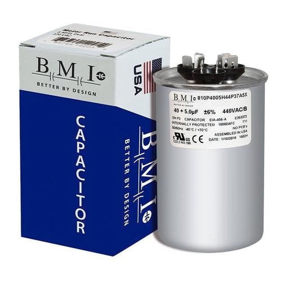 Capacitor by - 14286-40/5 MFD, Round 440/370 VAC