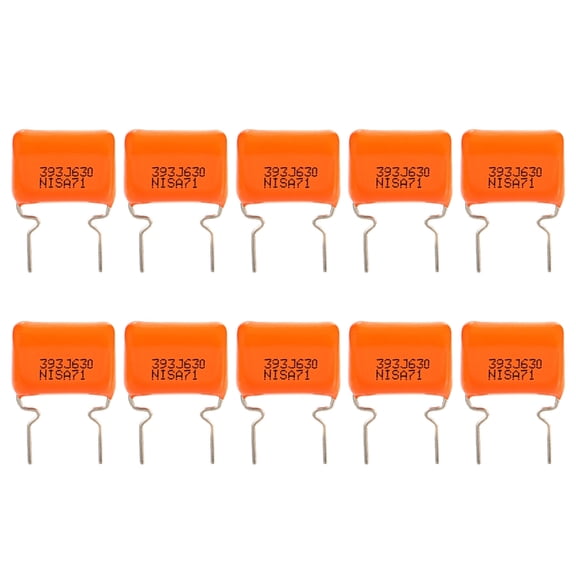 Capacitors 393J 630V with Two Metal Pins for Guitar Sound & Circuit Integration