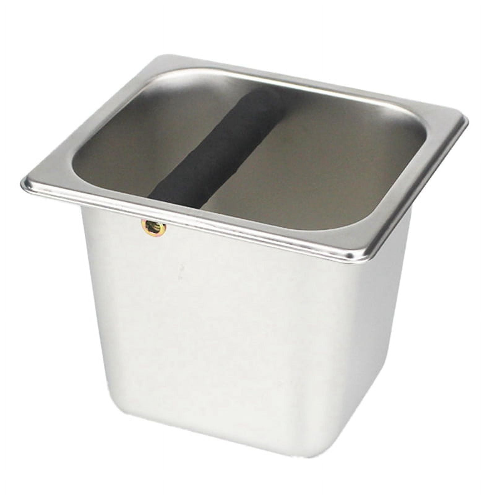Capacity Coffee Grounds Bucket Stainless Steel Milk Cafe Coffee Shop