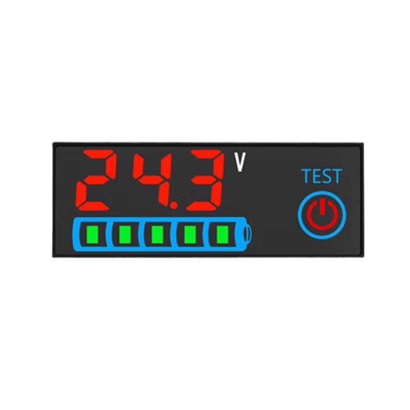Capacity Testing Board 7-55V Levels Indicators Professional Voltages Tester Detector Voltmeter