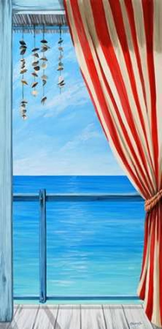 Capanno sil mare Canvas Art - Chiara Spataro (24 x 48)