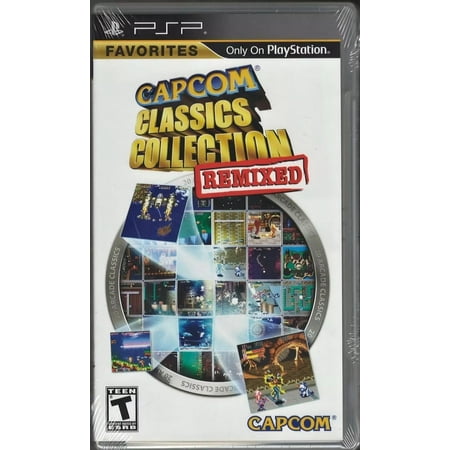 Capcom Classics Collection Remixed (Favorites) PSP (Brand New Factory Sealed