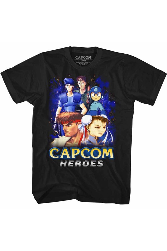 Heroes Black Adult T-Shirt