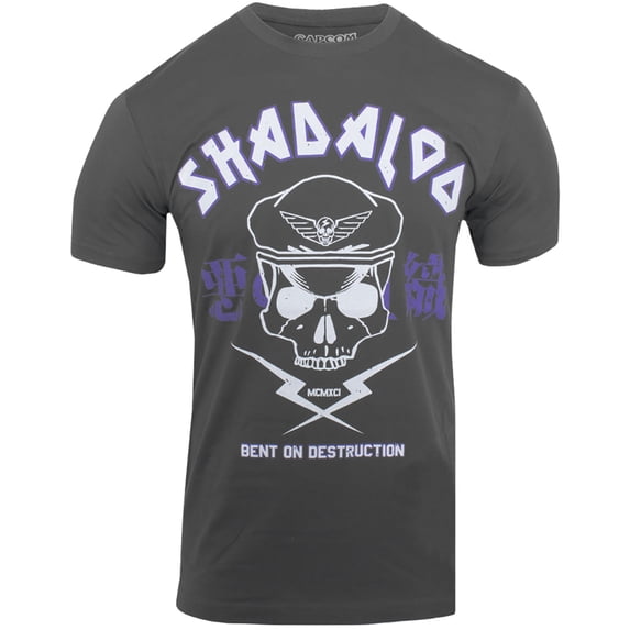 Capcom Street Fighter Psycho Power World Tour T-Shirt - Small - Asphalt