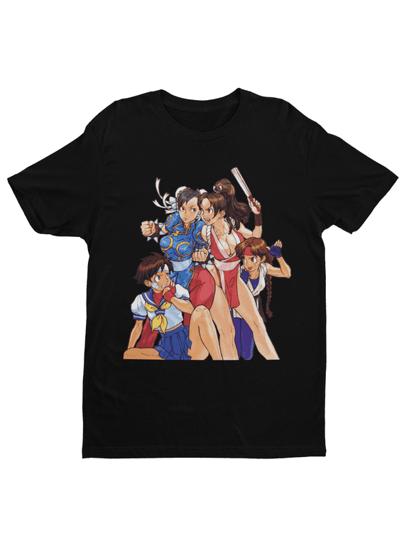 Capcom vs SNK 2 Girls Premium Unisex T-shirt | Gifts for Him, Her, Game Fans