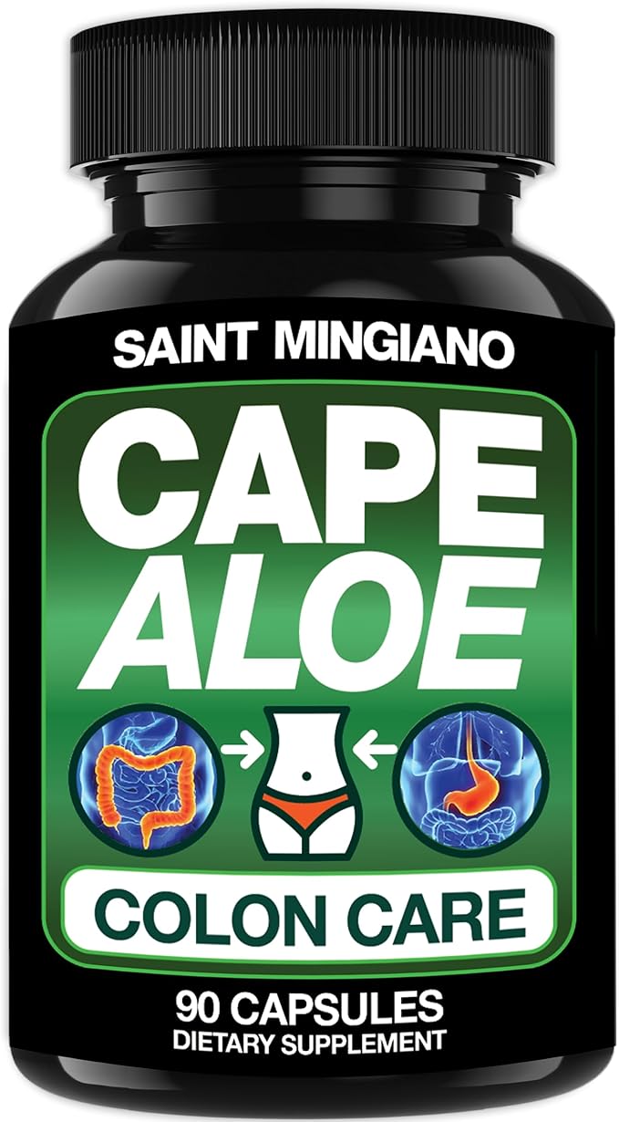 Cape Aloe Colon Cleanse, Detox & Flush 90 Capsules. Gentle