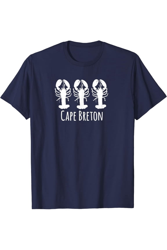 Cape Breton Nova Scotia Lobster Nautical Coastal Seashore T-Shirt
