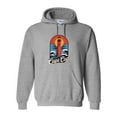 thumbnail image 1 of Cape Cod 2025 Retro Sun Lighthouse Massachusetts Trip Graphic Pullover Hoodie, up to size 5XL, 1 of 3