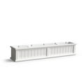 thumbnail image 1 of Cape Cod 62" x 11" x 11" Rectangle White Self-Watering Plastic Window Box Planter, 1 of 14