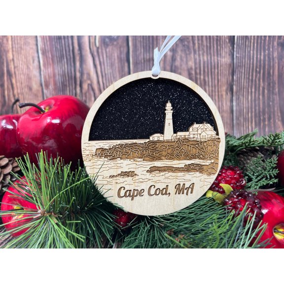 Cape Cod, Cape Cod Ornament, Cape Code Christmas, Cape Code Gift, Cape Code Christmas Ornament, Cape Code Vacation, Cape Cod Family Vacation
