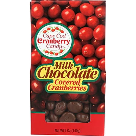Cape Cod Cranberry Candy, Cranberry Milk Chocolate Covered, 5 Ounce