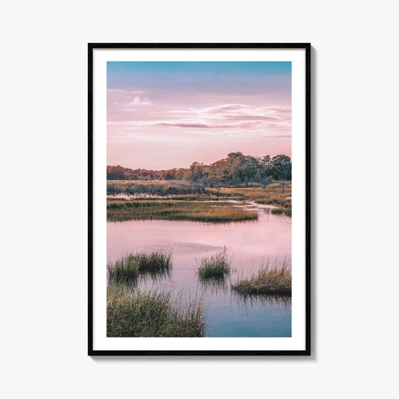Cape Cod Fine Art Photo Print Massachusetts New England Wall Decor Cloudscape Marsh, Unframed Paper Print