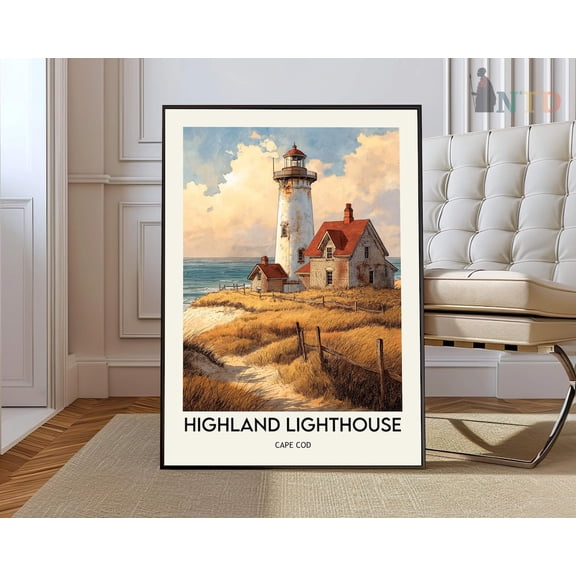Cape Cod Lighthouse Poster Unframed Paper Print