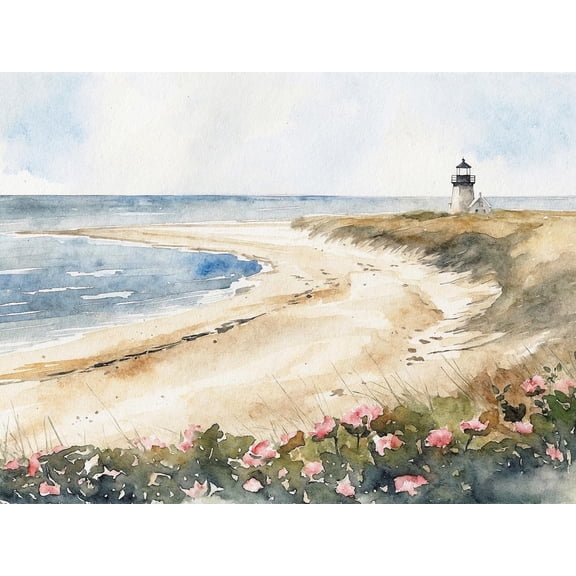 Cape Cod Lighthouse Wall Art Coastal Decor Living Room Bedroom Office