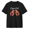 thumbnail image 1 of Cape Cod Lobsters Vintage Graphic Tee for Men and Women, Amusing Beach Cotton Short Sleeves T-Shirt, 1 of 6