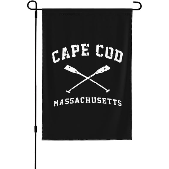 Cape Cod Massachusetts Garden Flag 12x18 Inch Double Sided Outdoor Yard Wall Decor Banner