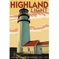 thumbnail image 1 of Cape Cod, Massachusetts, Highland Light (36x54 Giclee Gallery Art Print, Vivid Textured Wall Decor), 1 of 3