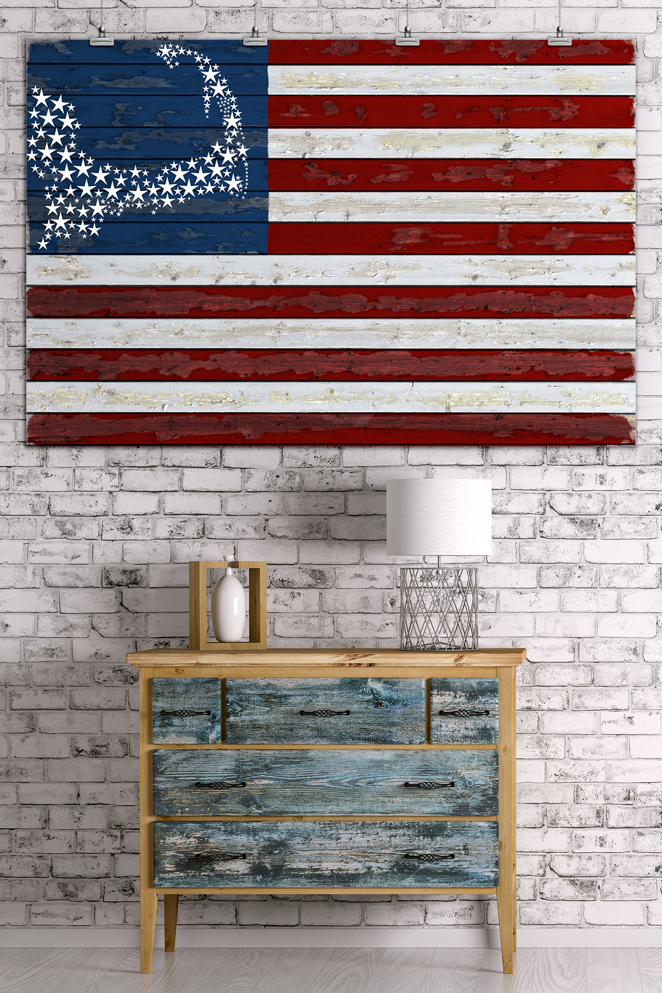 Cape Cod Flag Valance Cape Cod, Massachusetts, Rustic Flag - Walmart.com