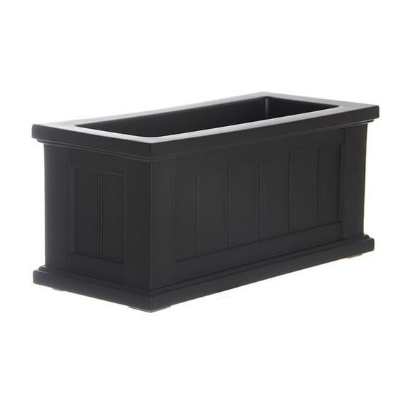 Cape Cod Patio Planter 24x11 Black