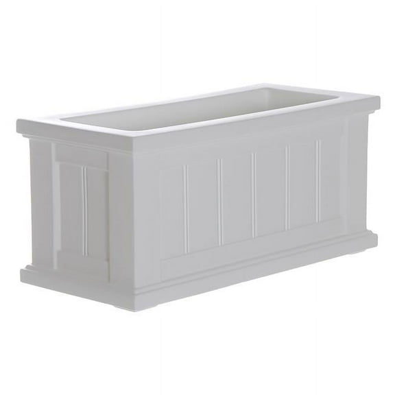 Cape Cod Patio Planter 24x11 White