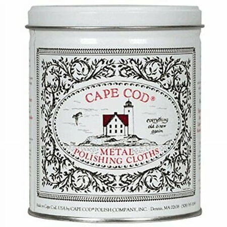 Cape Cod Polish Company - Metal Polishing Cloths in Reusable Tin