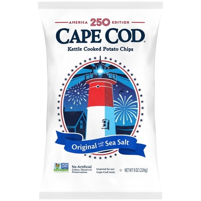 Cape Cod Limited Edition Original Chips, 8 oz Bag
