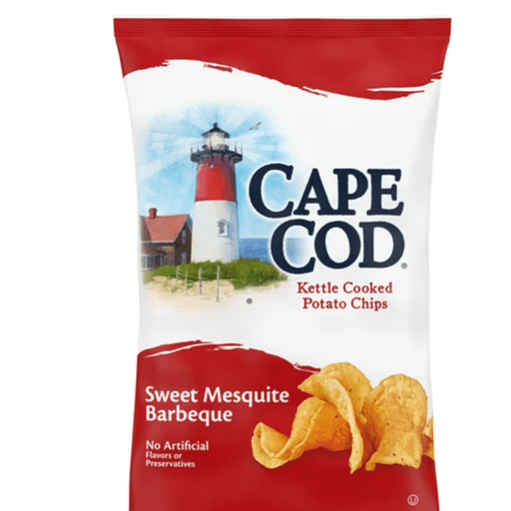 Cape Cod Potato Chips, Sweet Mesquite Barbeque Kettle Chips (6 Pack)