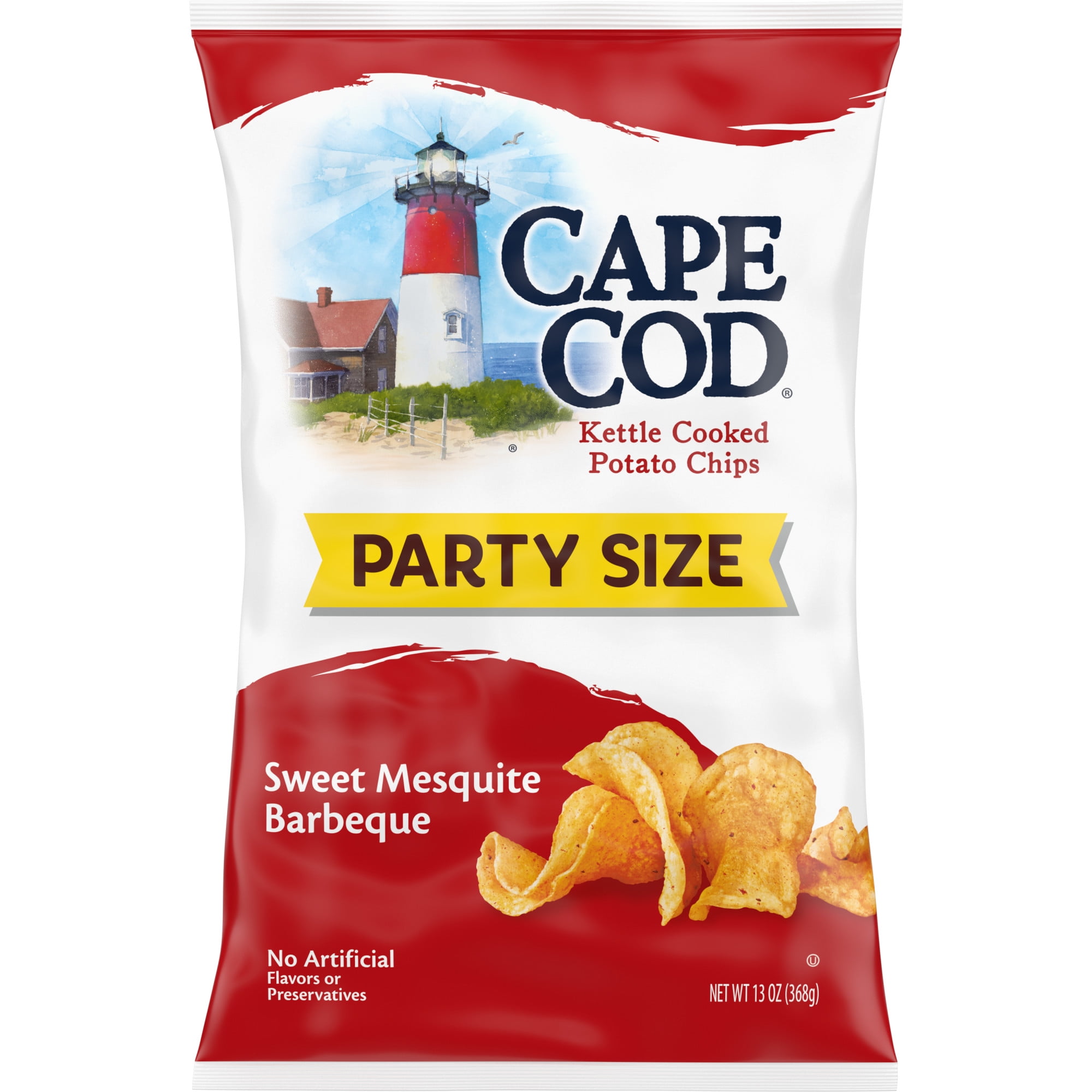Cape Cod Potato Chips, Sweet Mesquite Barbeque Kettle Chips,