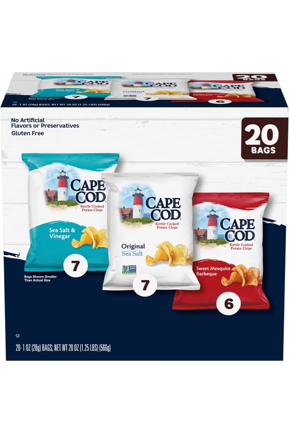 Variety Pack Chips, 20 Count 1 oz