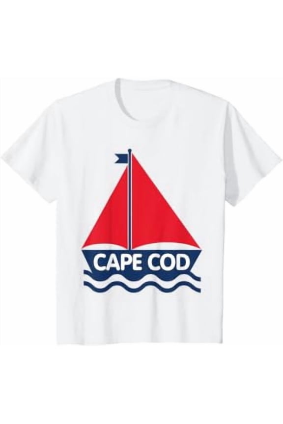 Cape Cod Sailing Boat Massachusetts Souvenir boys girls T-Shirt