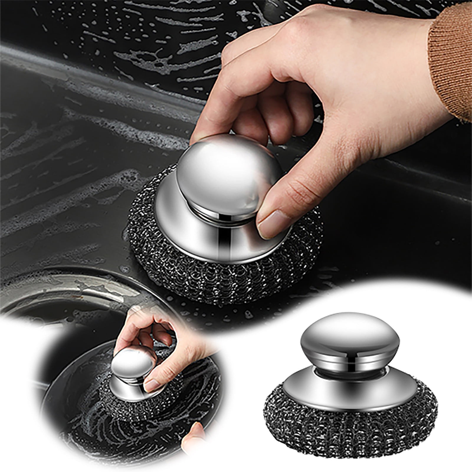 Cape Cod Scrubbing Sponges with Handle Soap And Dish Soap Set Kitchen