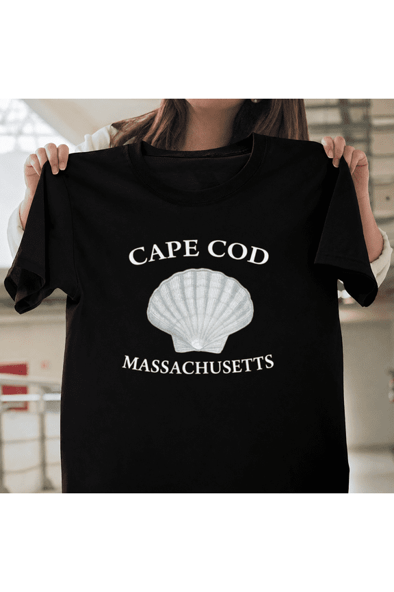 Cape Cod Shirt Massachusetts Beach Souvenir Seashell Nautical Unisex T-ShirtPlus Size S–5XL Available