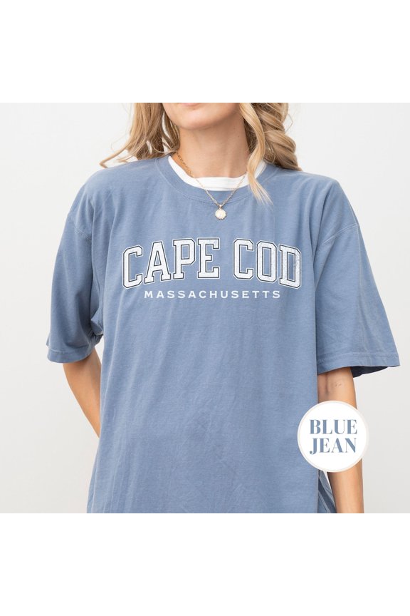 Cape Cod Shirt, Massachusetts Vacation Shirt, Cape Cod Bachelorette Shirts, Oversized Beach Shirt, New England Summer All Size S-5XL