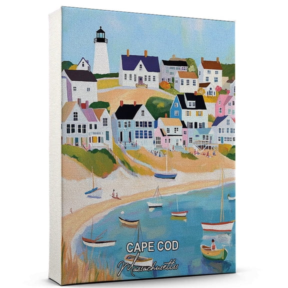 Cape Cod Travel Global Destination Canvas Massachusettss Canvas Celebrate Your Favorite Destination A Sophisticated Touch to Any Room